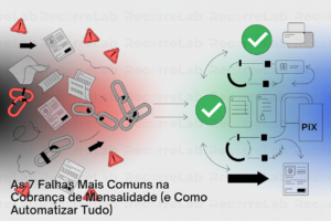 As 7 Falhas Mais Comuns na Cobrança de Mensalidade (e Como Automatizar Tudo)